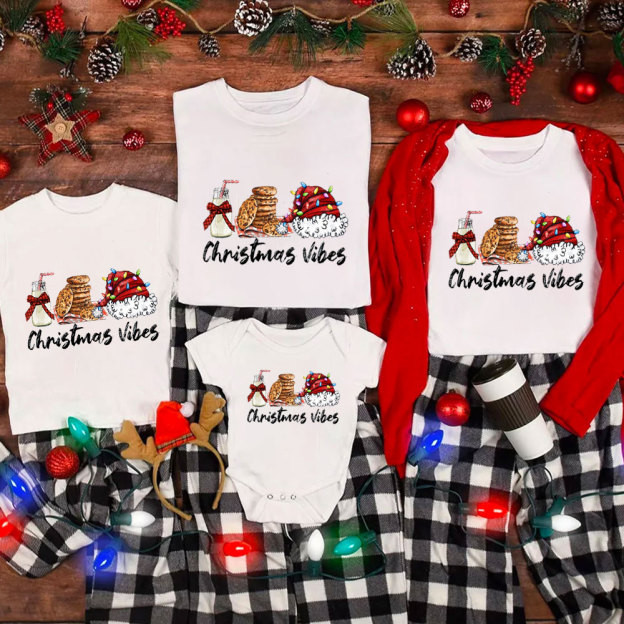 Christmas Cookie Vibes Family Matching Shirt