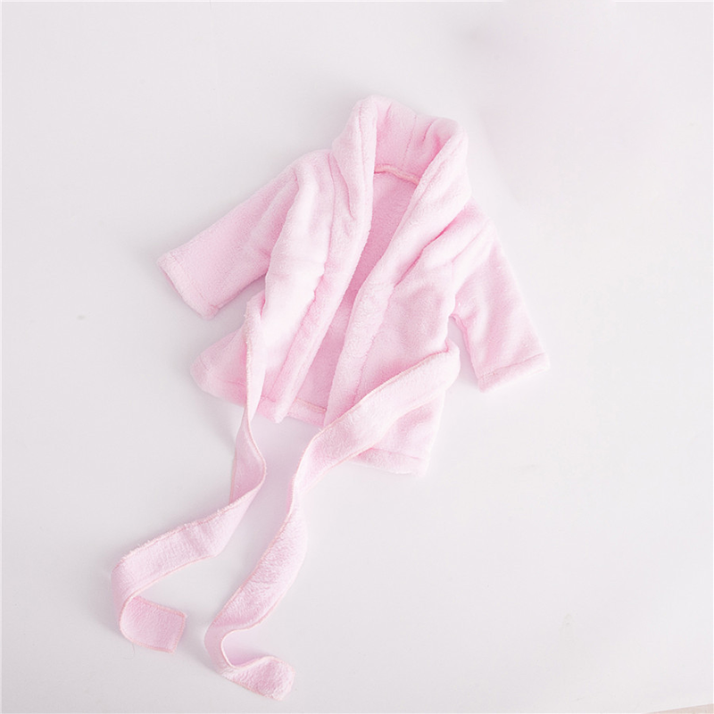 Newborn Flannel Pajama Bathrobe