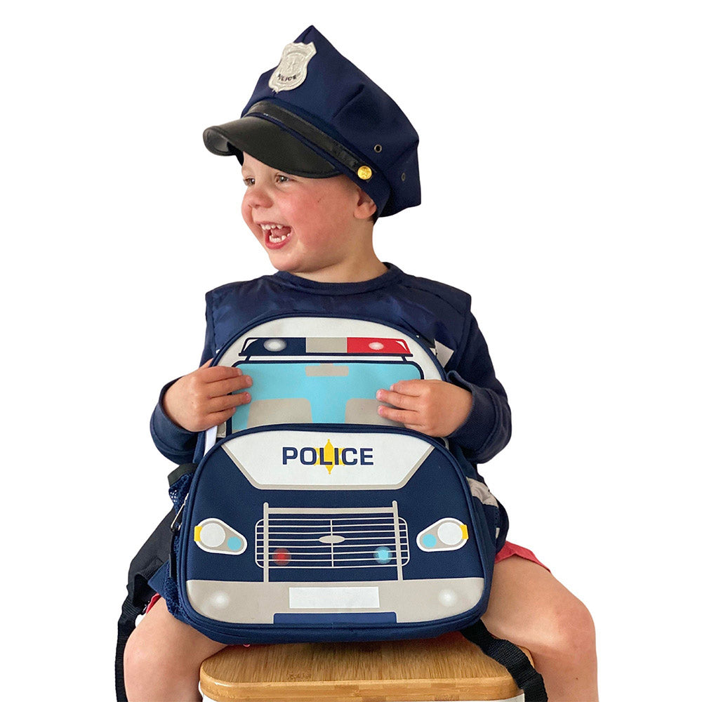 Police Car, Kids Medium Backpack