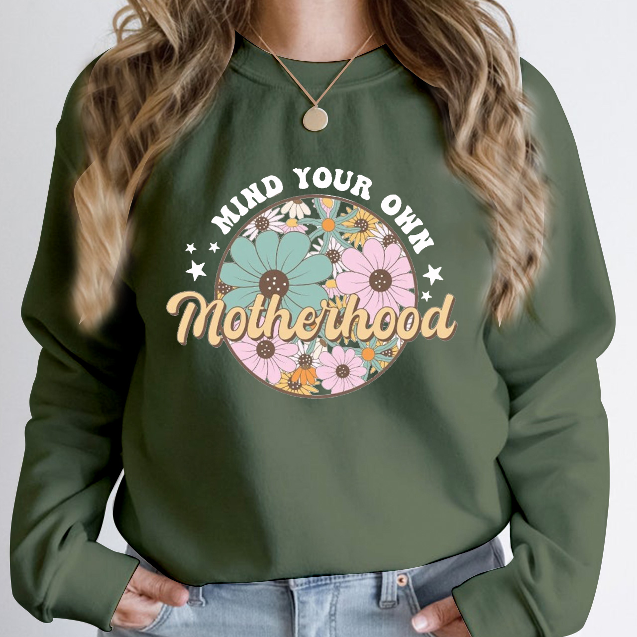 Motherhood Sweatshirt For Mom