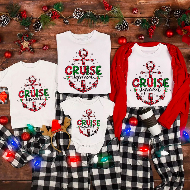 Cruise Squad Christmas Family Matching Shirt