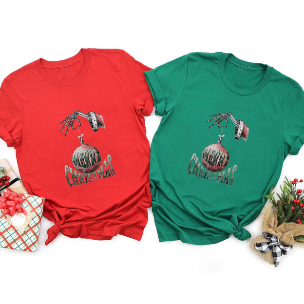 Merry Christmas Ball Family Matching Shirt