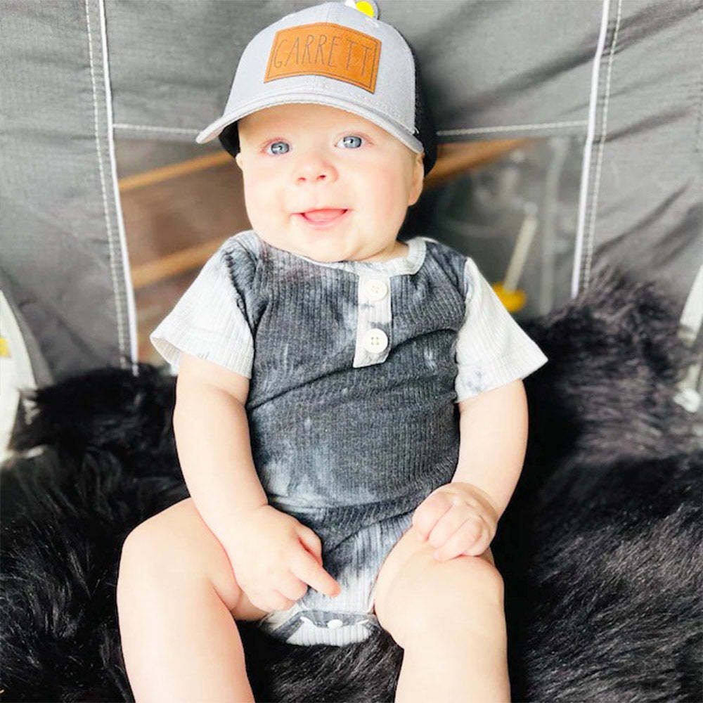 5 Colors Personalized Kids Name Mesh Ball Cap