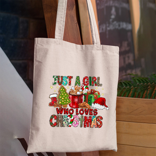Just A Girl Who Loves Christmas Tote Bag