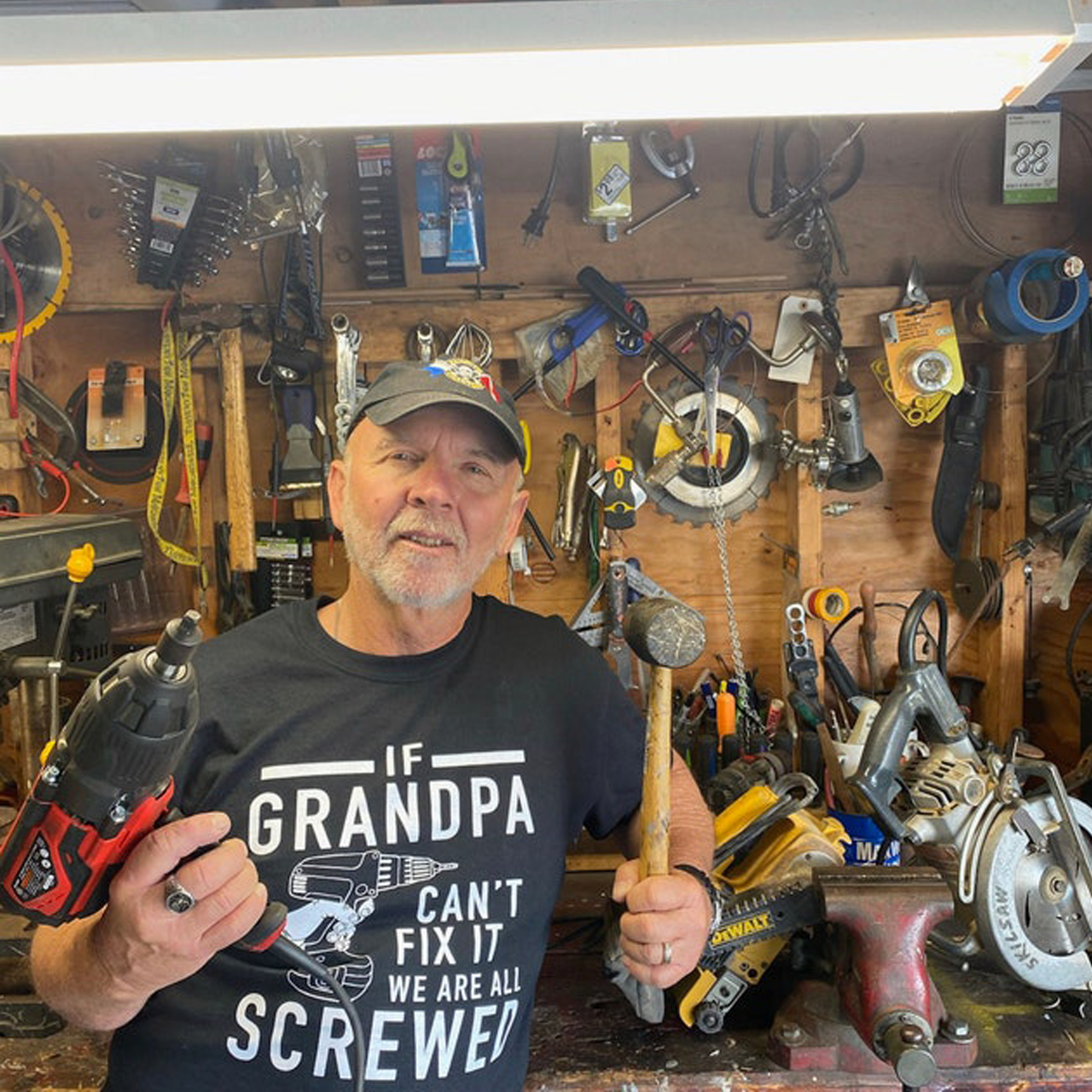 Father's Day T-Shirt If Grandpa Can't Fix It
