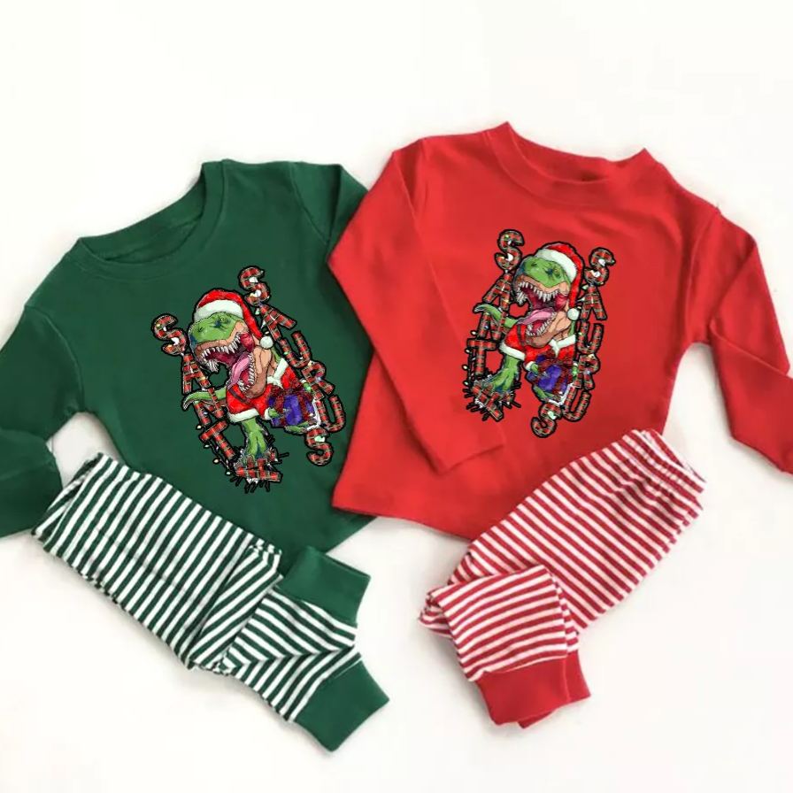 Santa Saurus Kids Loungewear Pajama 