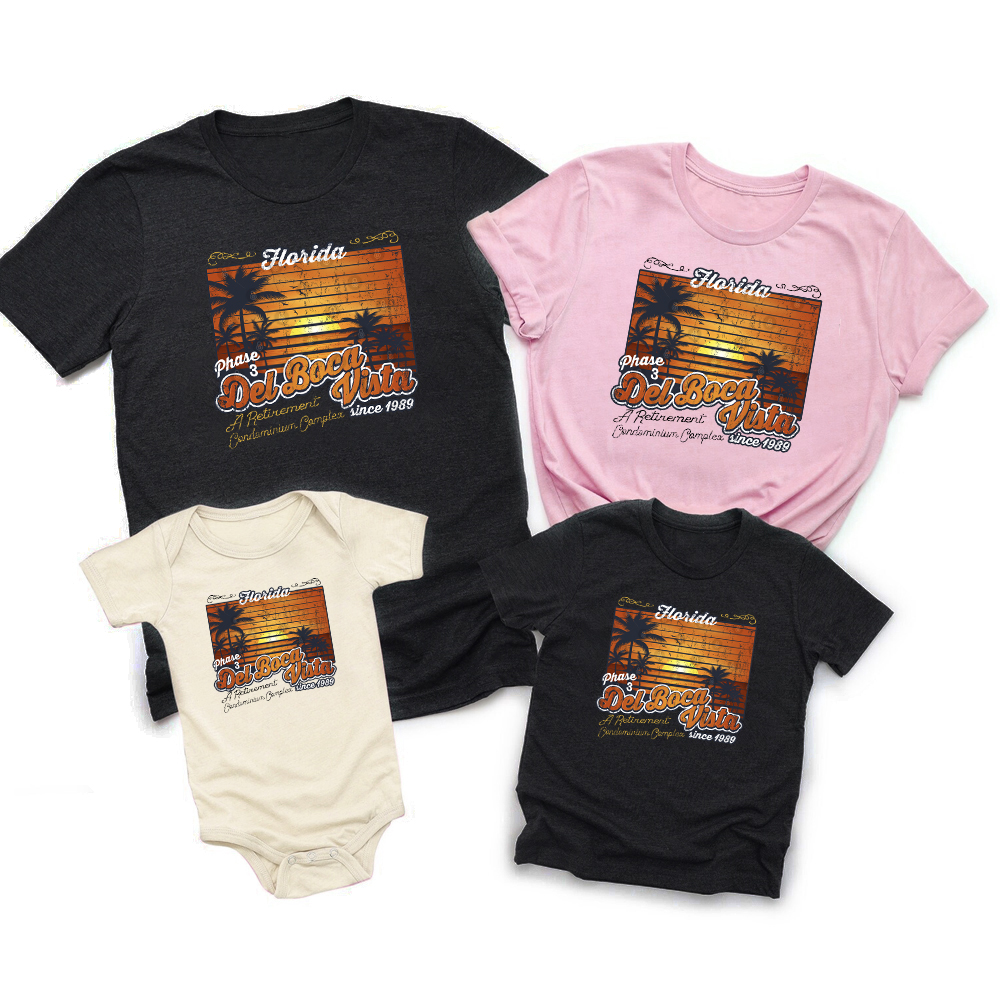 Florida Del Boca Vista Family Vacation Shirts