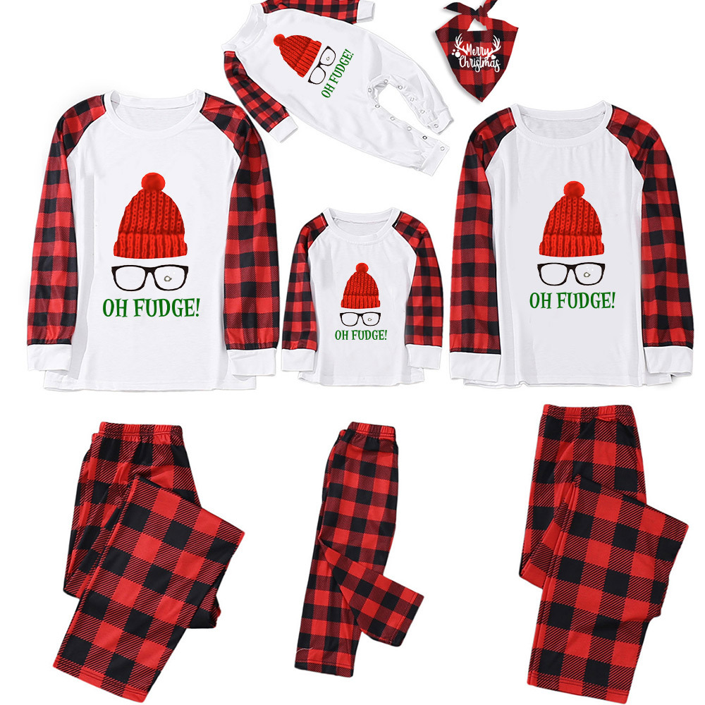 Glasses Christmas Family Matching Pajamas