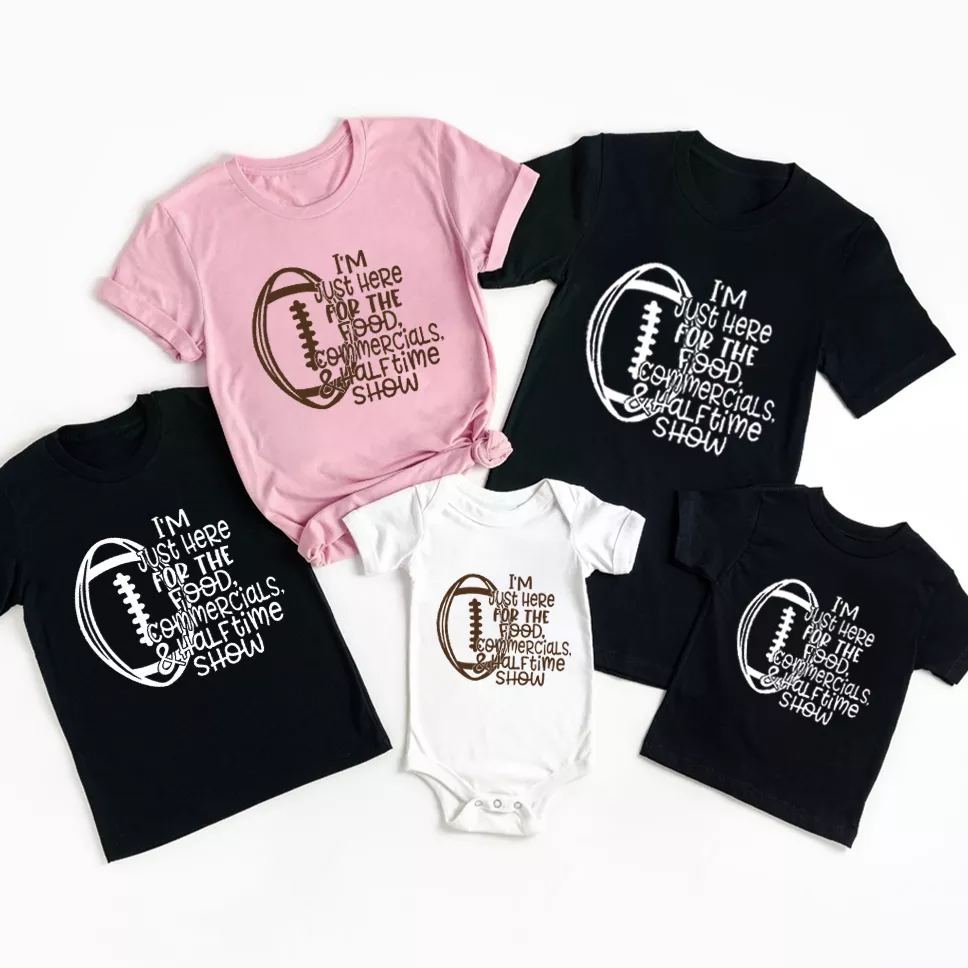 Football Season Funny Family Matching Shirts