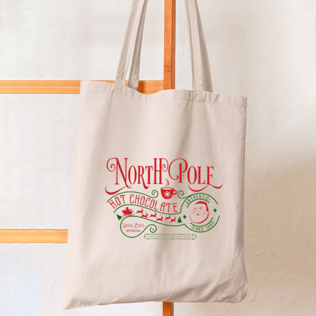 Hot Coffee Christmas Tote Bag