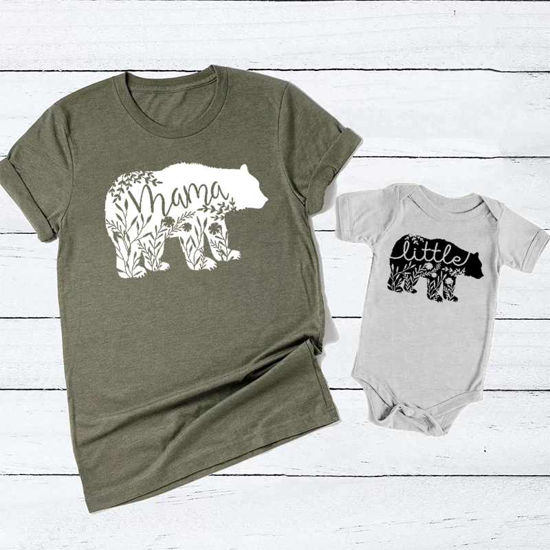 Black Bear Mom&Me Shirt