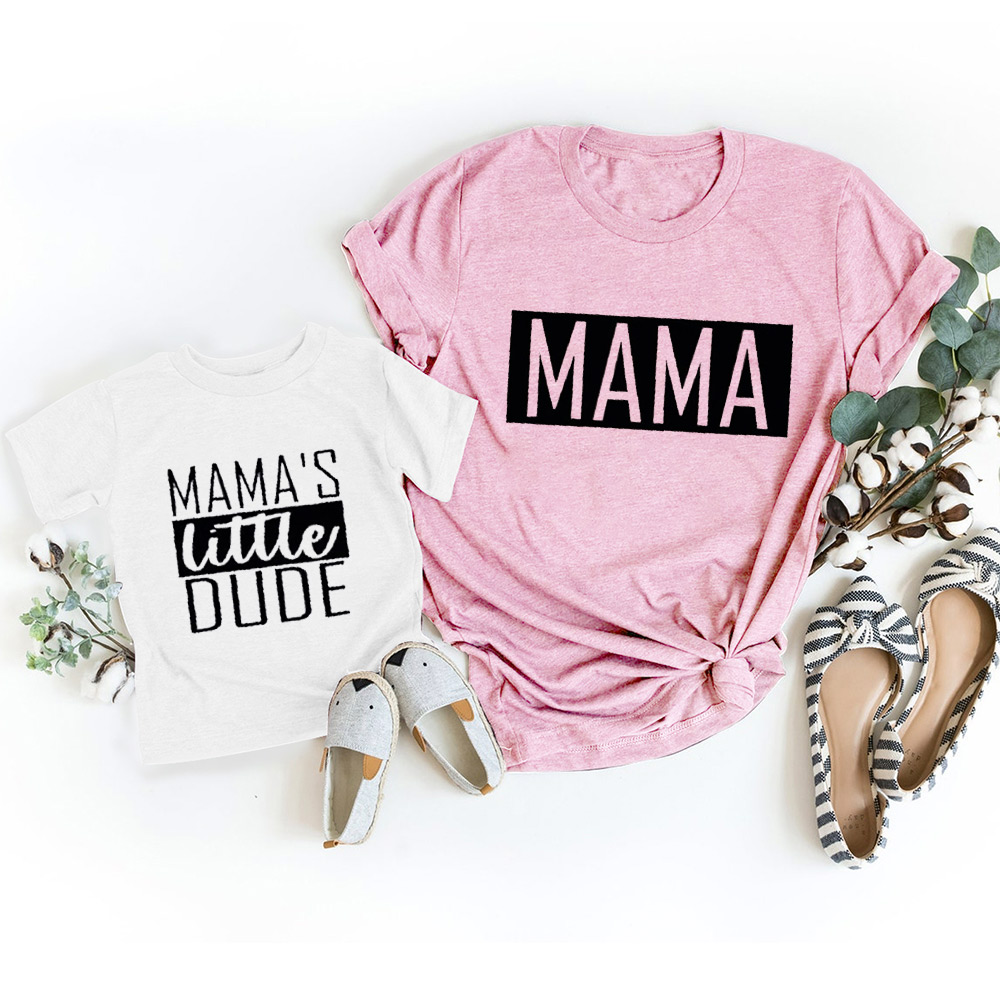 Mama's Little Dude Mom&Me Shirt