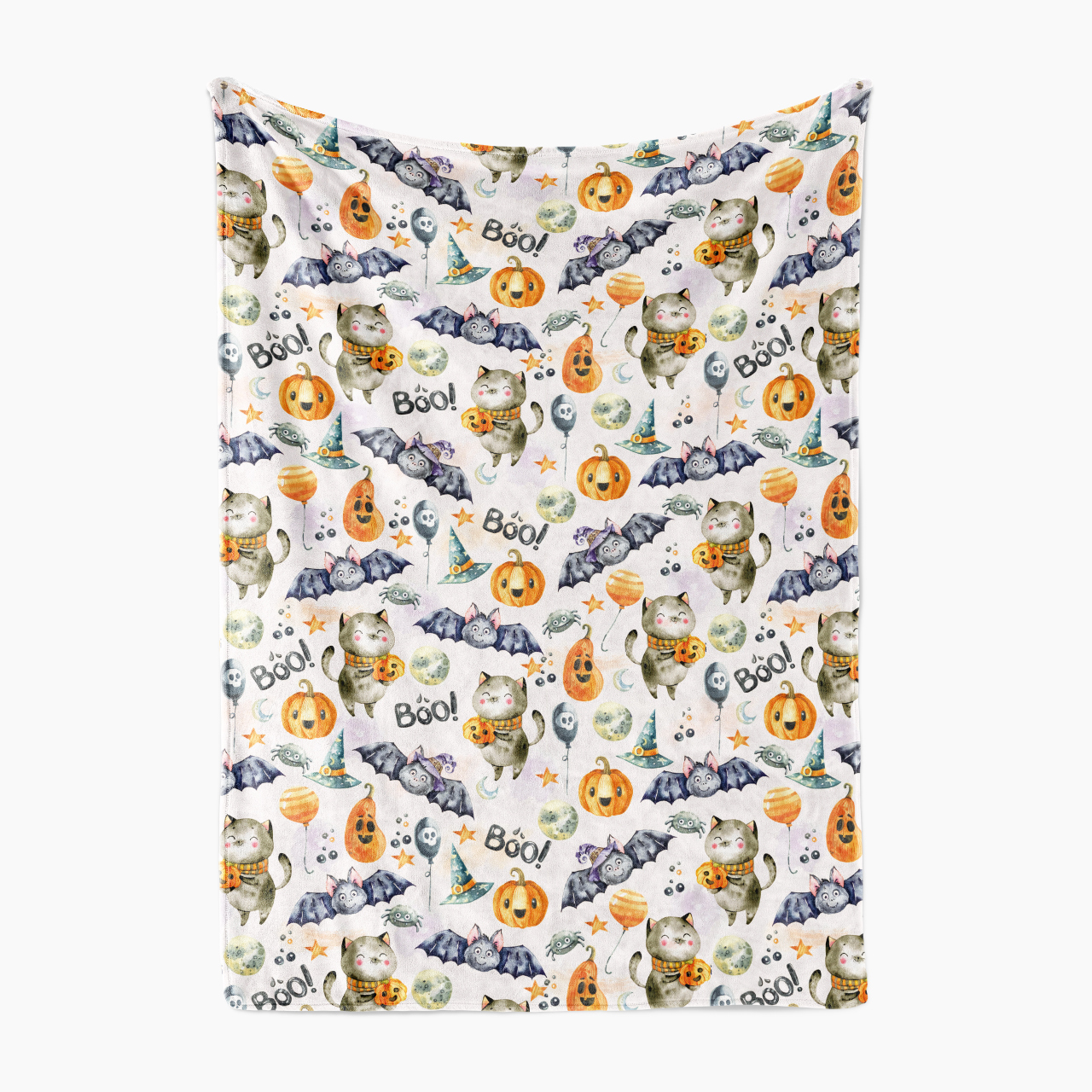 Boo Halloween Flannel Blanket