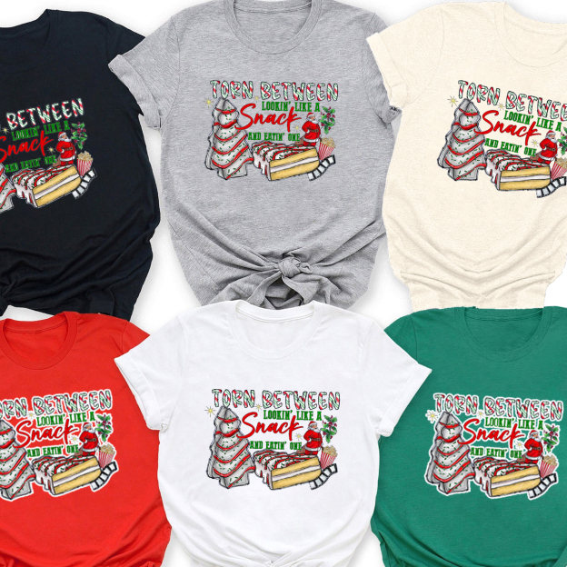 Torn Between Christmas Family Matching Shirt