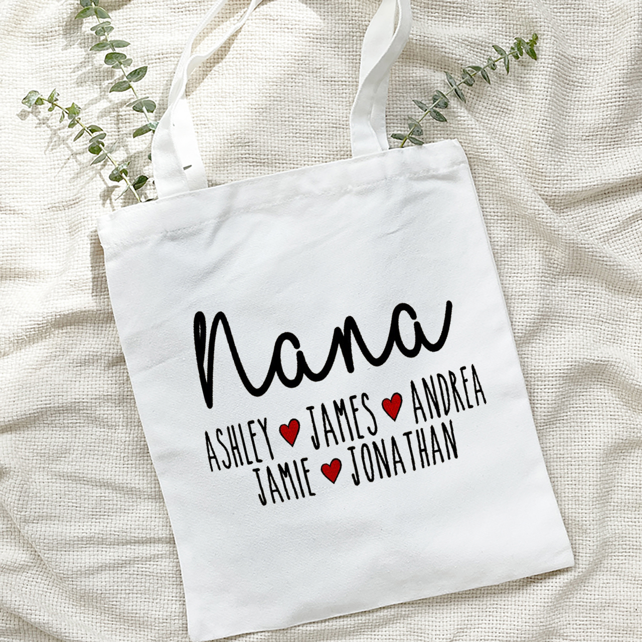 Personalized Mother's Day Tote Bag (Nana)