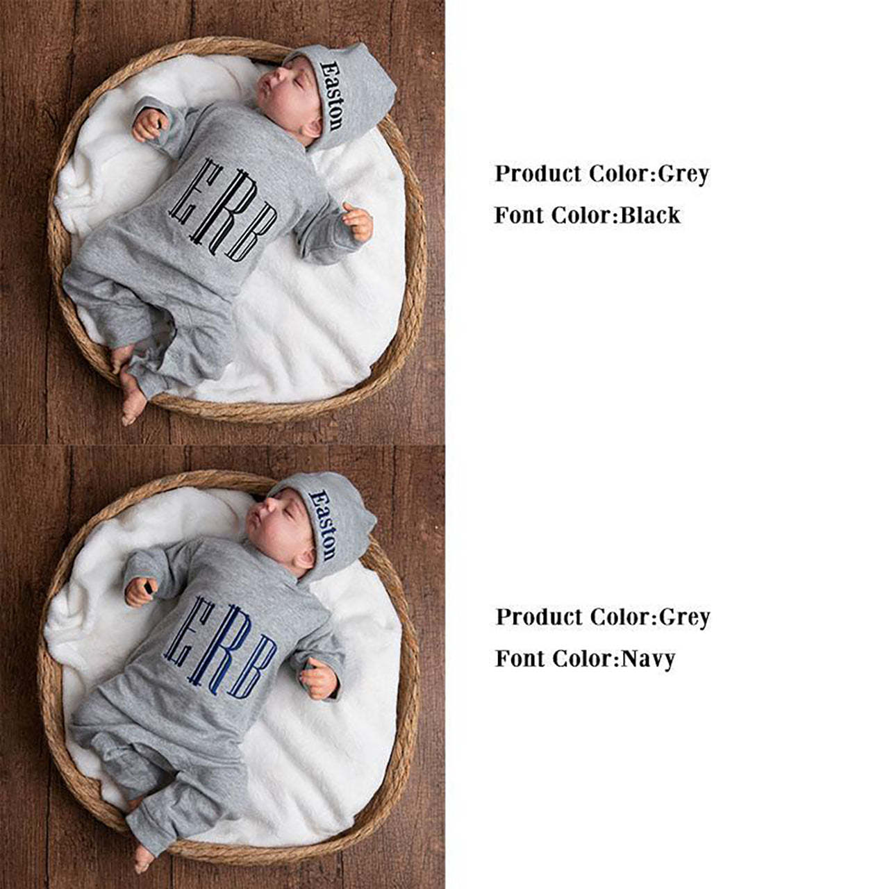 Personalized Baby Rompers (Initials)