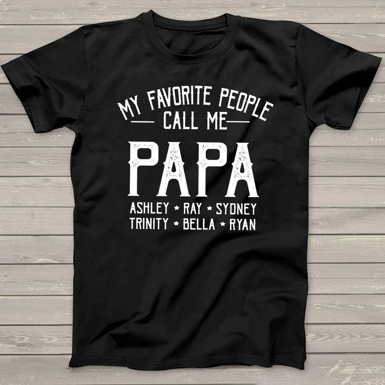 Personalized Grandpa Shirt With Name