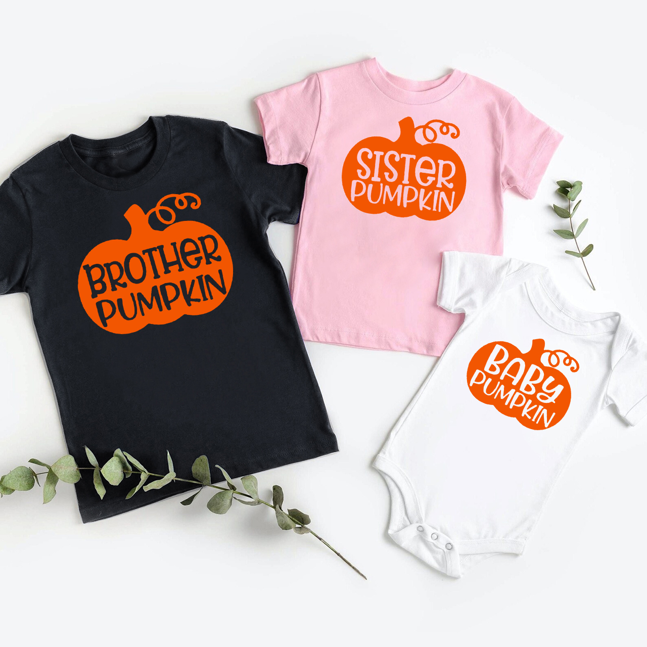 Personalized Pumpkin  Family Matching Shirt