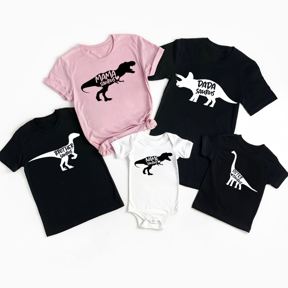 Saurus Family Personalized Daily Matching Shirts