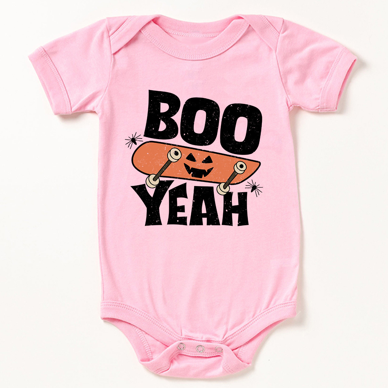 Boo Yeah pumpkin Halloween Baby Bodysuit