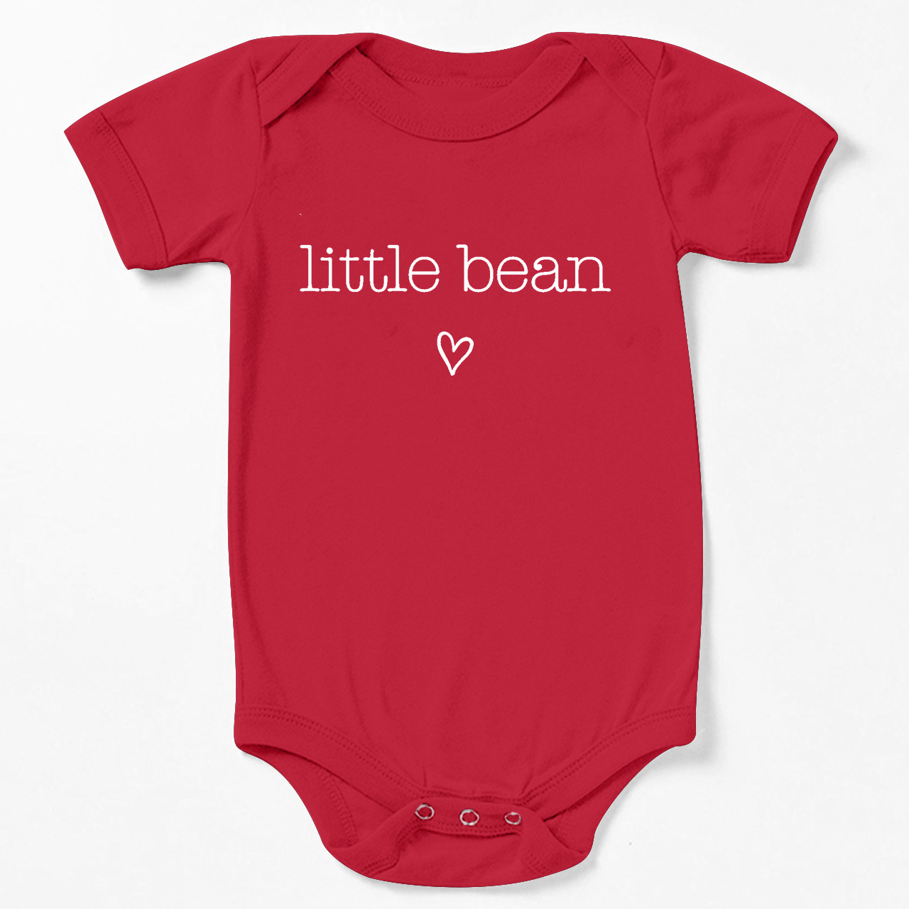 Cute Natural Little Bean Baby Bodysuit