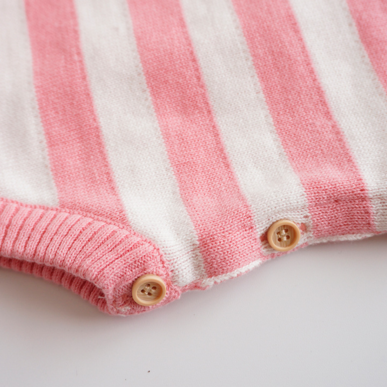 2 Colors Baby Knitted Romper