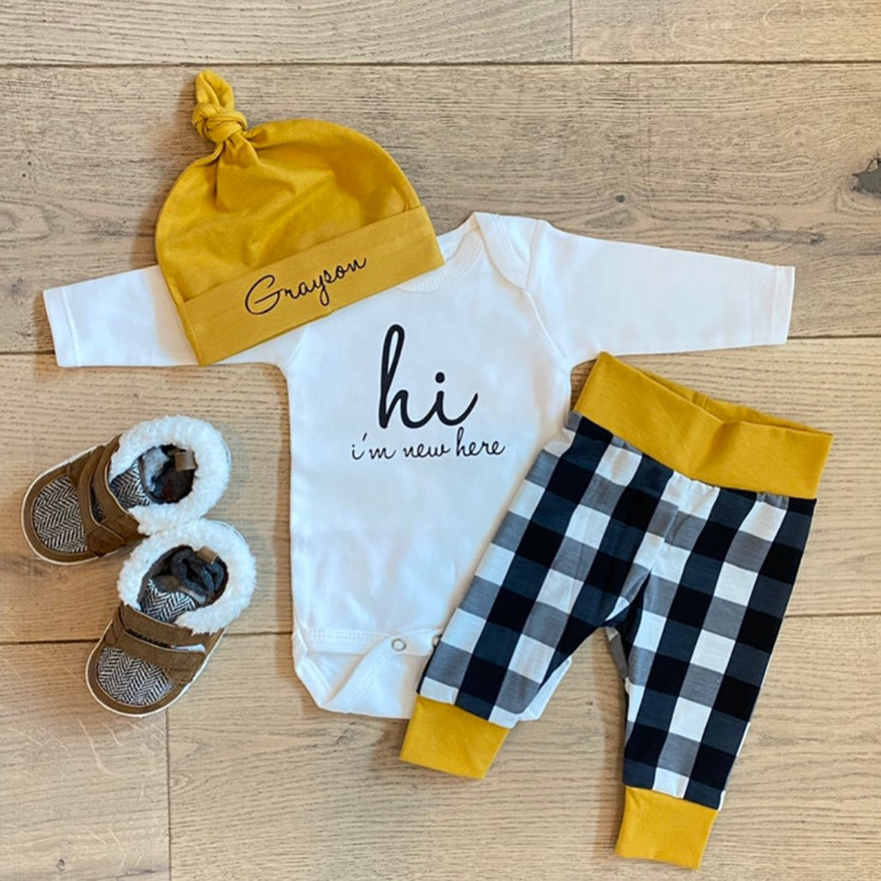 Newborn Boy Coming Home Outfit Sets