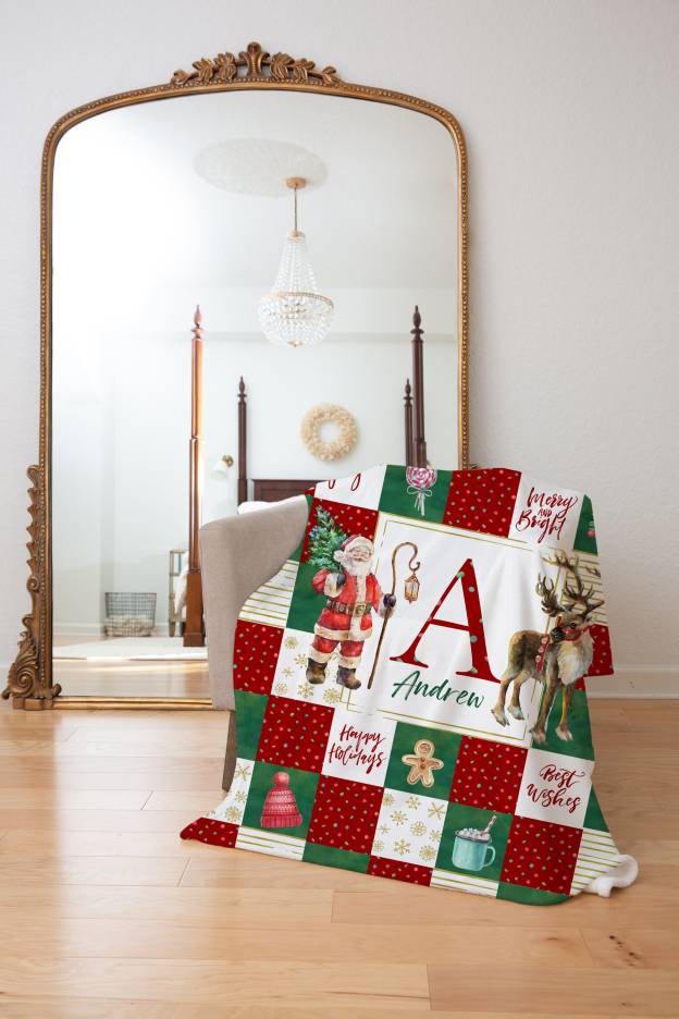 Christmas Santa Baby Blanket