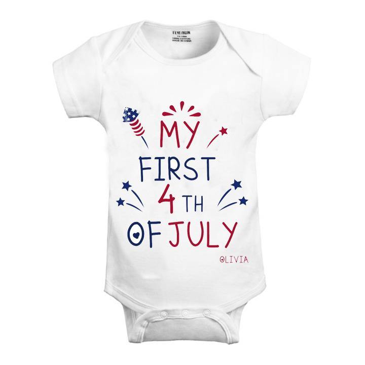 Baby Bodysuit (My First Independence Day)