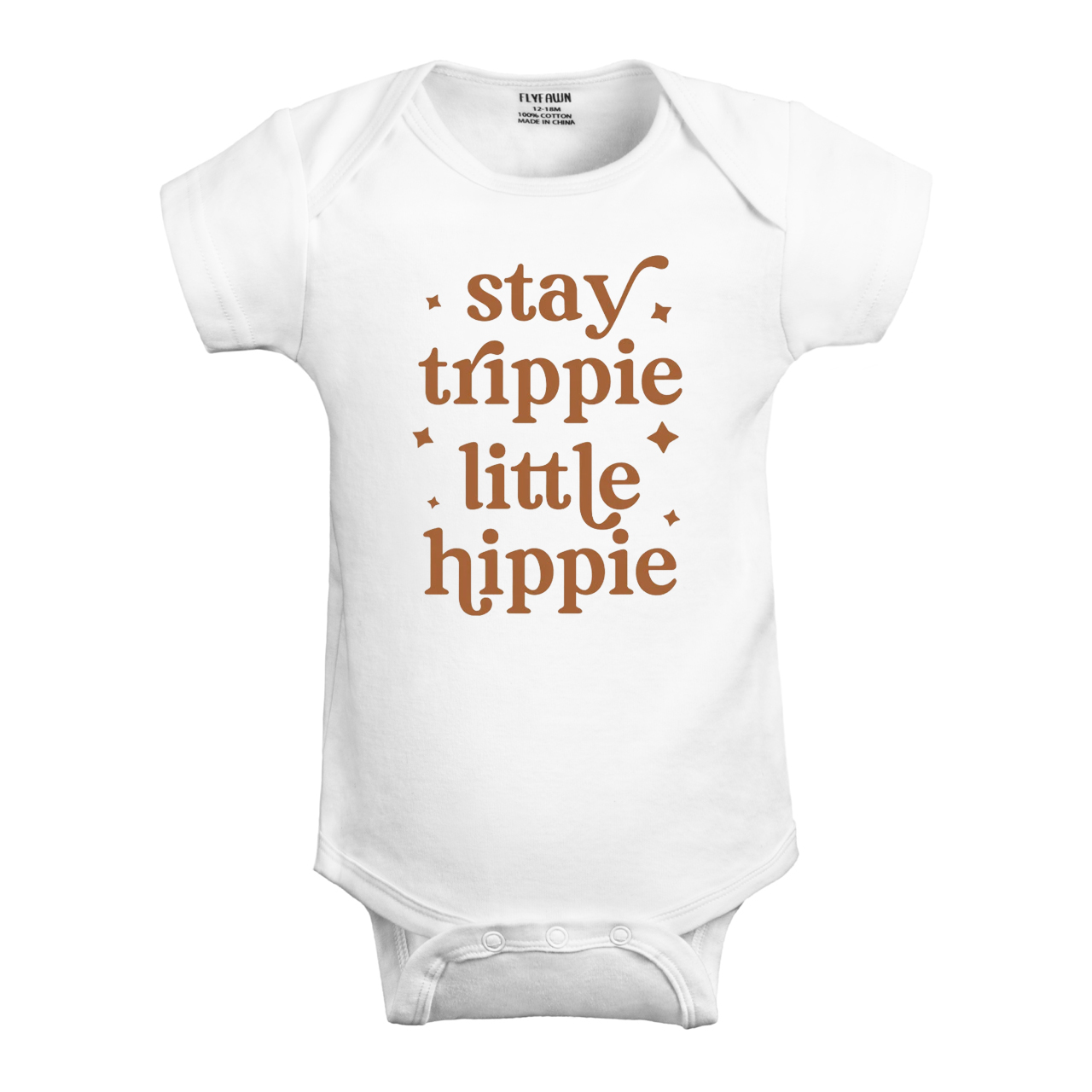 Little Hippie  Baby Bodysuit