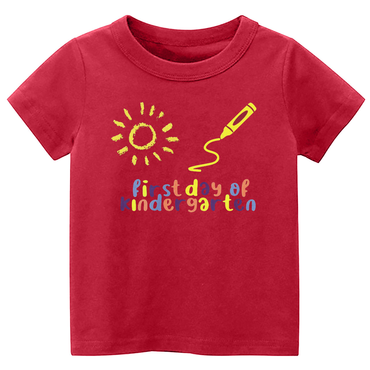 First Day Of Kindergarten Back To School Kids Shirts