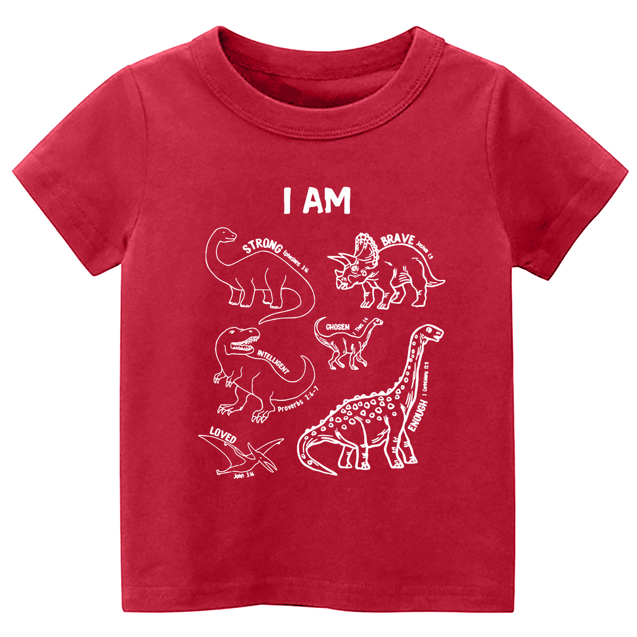 Dinosaurs Affirmation Words Kids Shirt