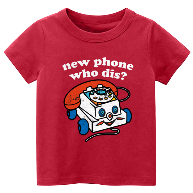 New Phone Who Dis Kids Shirt