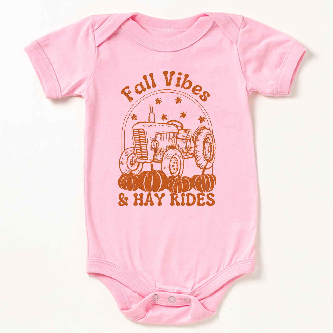 Fall Vibes And Hayrides Baby Bodysuit