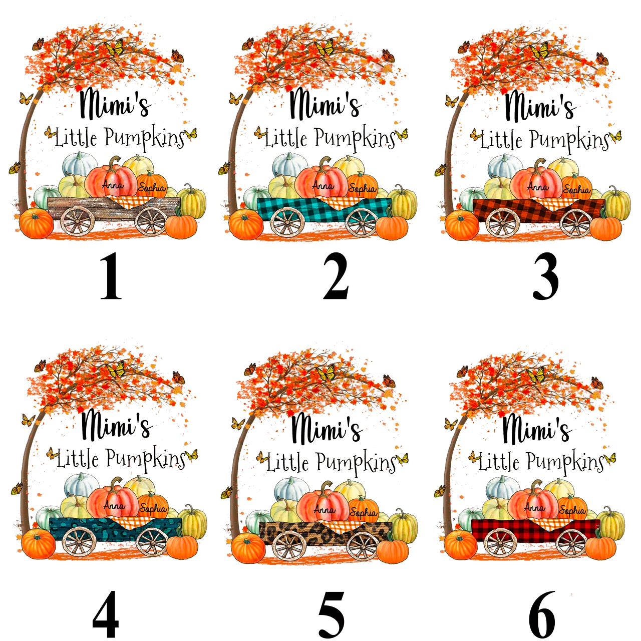 Custom Nickname Little Pumpkin Fall Halloween Sweatshirt