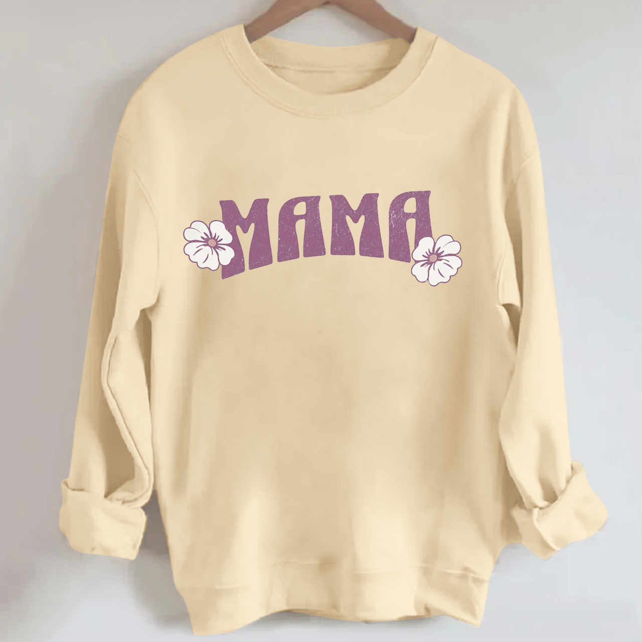 Retro Mama&Flower Sweatshirt