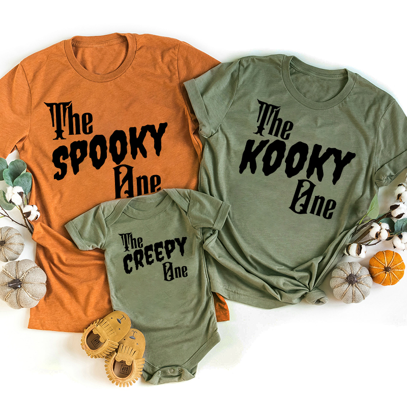 Funny Halloween Friend Creepy Kooky Group Shirts