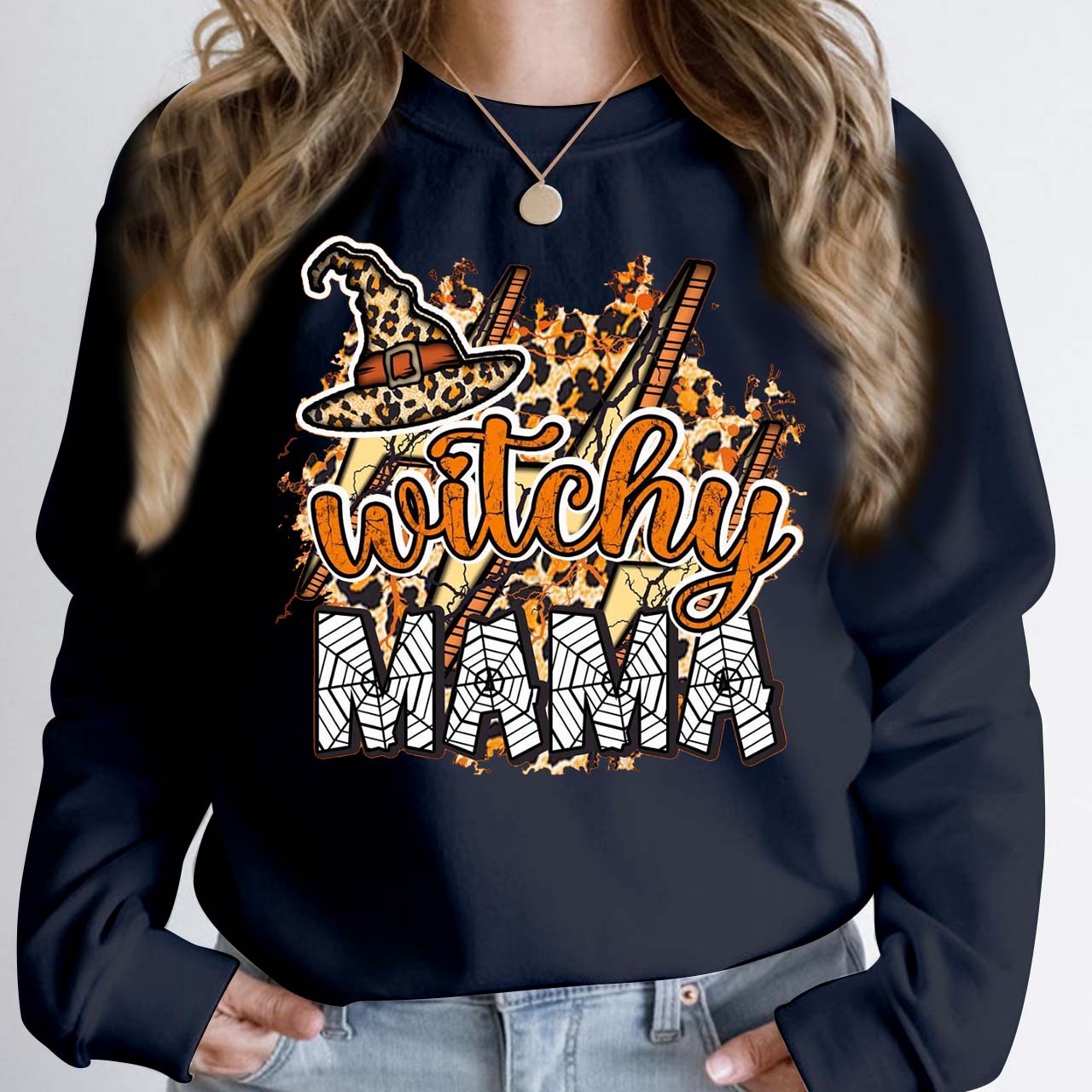 Halloween Witchy Mama Sweatshirt For Mama