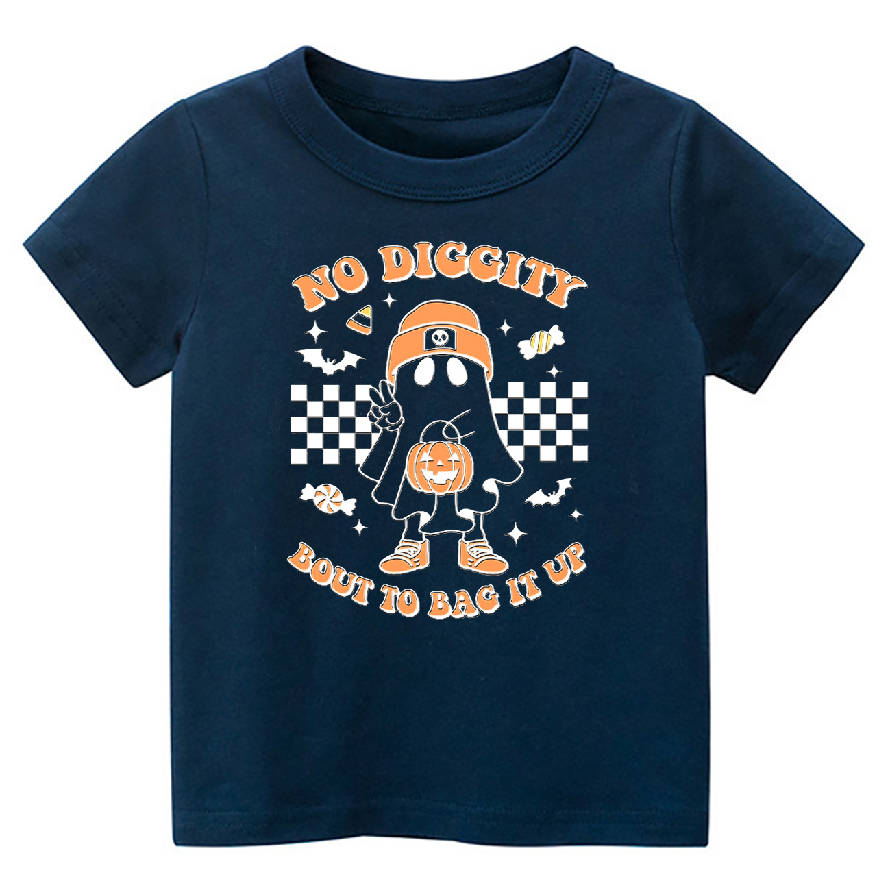 Halloween No Diggity Bout To Bag It Up Kids Shirt