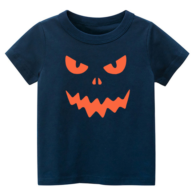 Halloween Terror Face Kids Shirt 