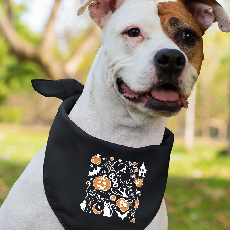Doodle Halloween Personalized Family Pumpkin Matching Shirts