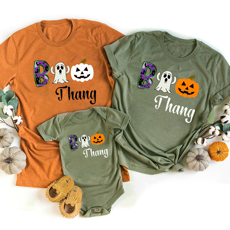 Boo Crew Halloween Family Matching Shirts