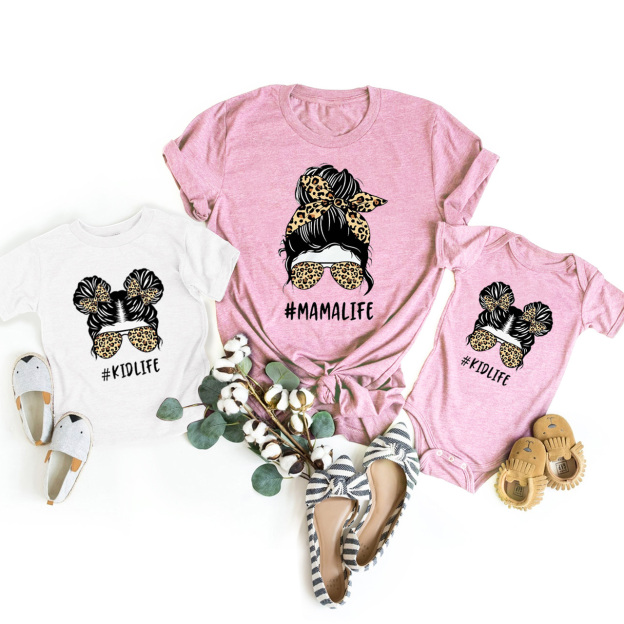 Messy Bun Mama Mini Matching Shirt