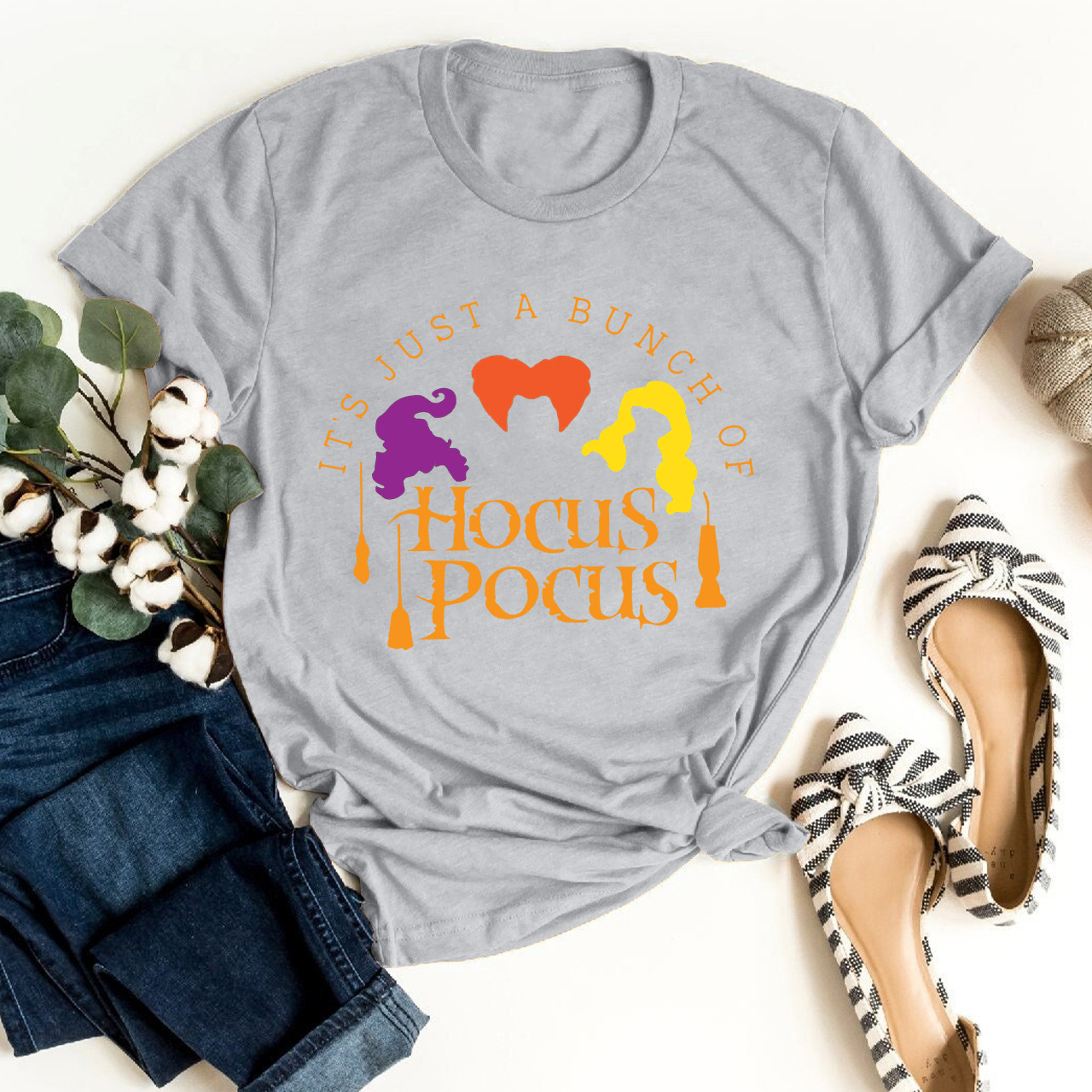 It's Just a Bunch of Hocus Pocus Halloween Party Shirts