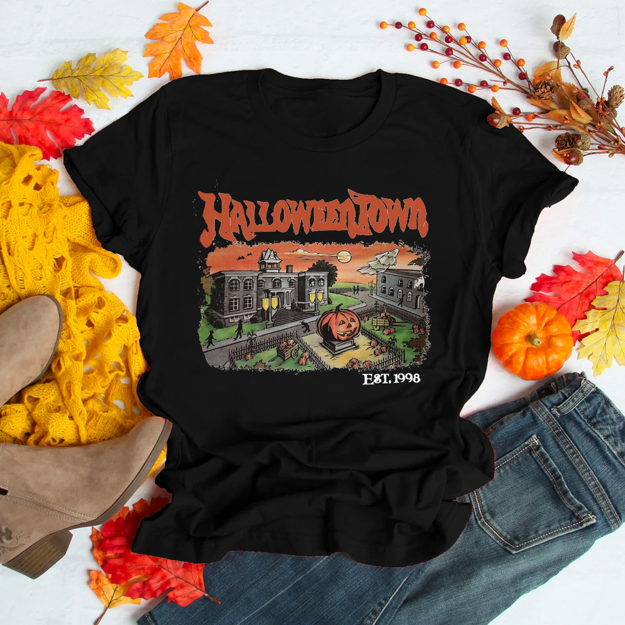 Vintage Halloweentown Est 1998 Shirts