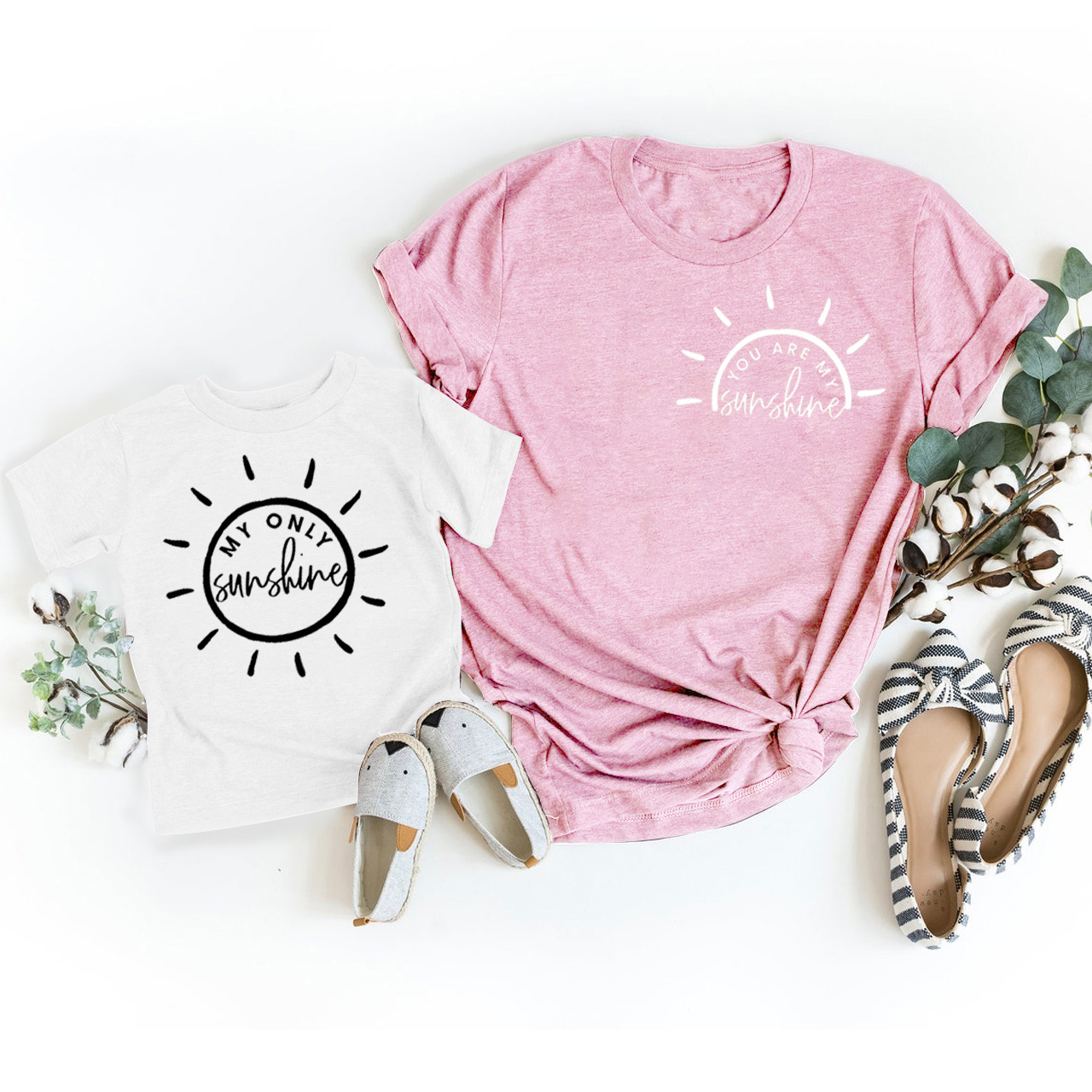 You are My Sunshine Matching Tees For Mom&Me