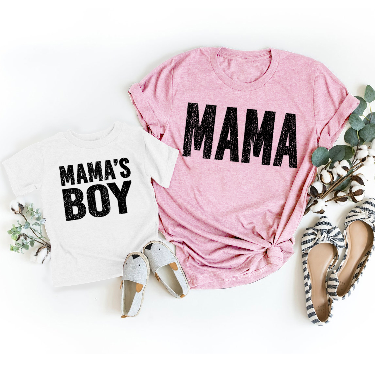 Camo Mama and Son Matching T-Shirts