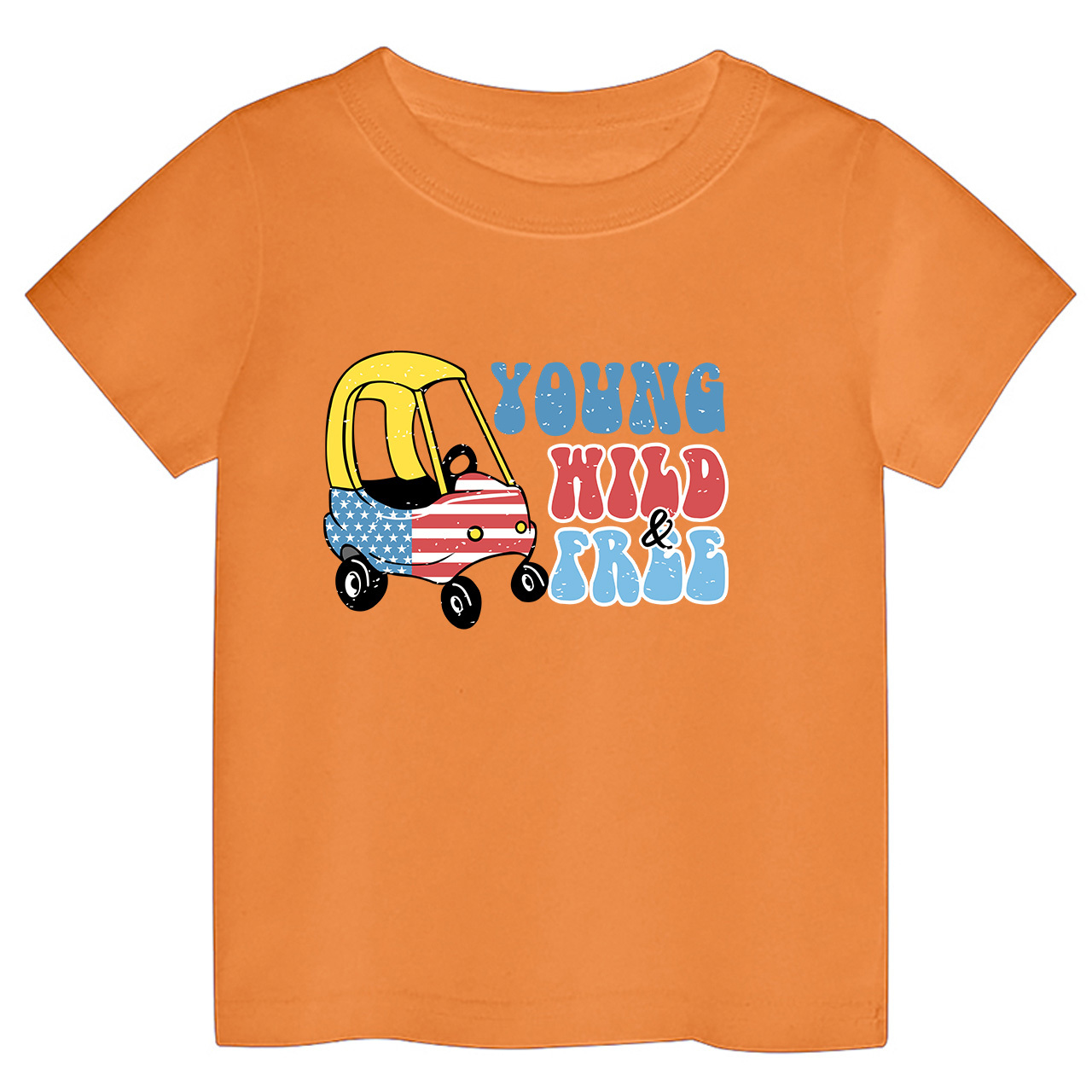 Young Wild&Free Independence Day Toddler Tees