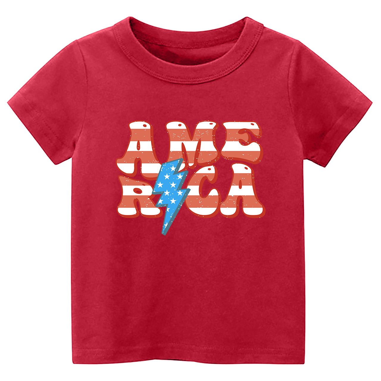 American Independence Day Retro Toddler Tees