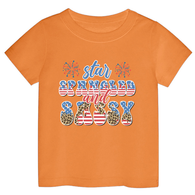 Star Spangled And Sassy Retro Toddler Tees
